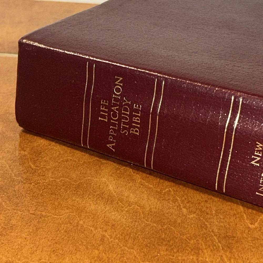 Life Application Study Bible New International Version Leather 1997 #761